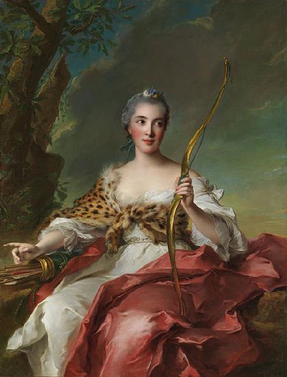 Jean Marc Nattier Madame de Maison-Rouge as Diana Sweden oil painting art